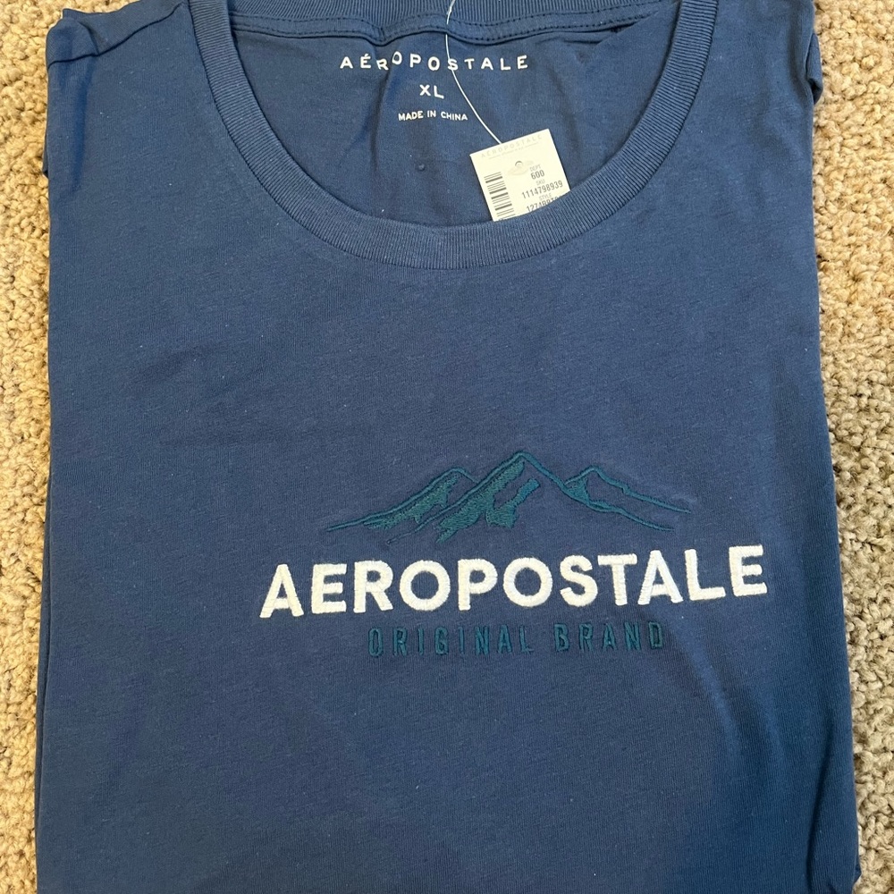 Aeropostale T-shirt Men’s short sleeve Blue Size XL